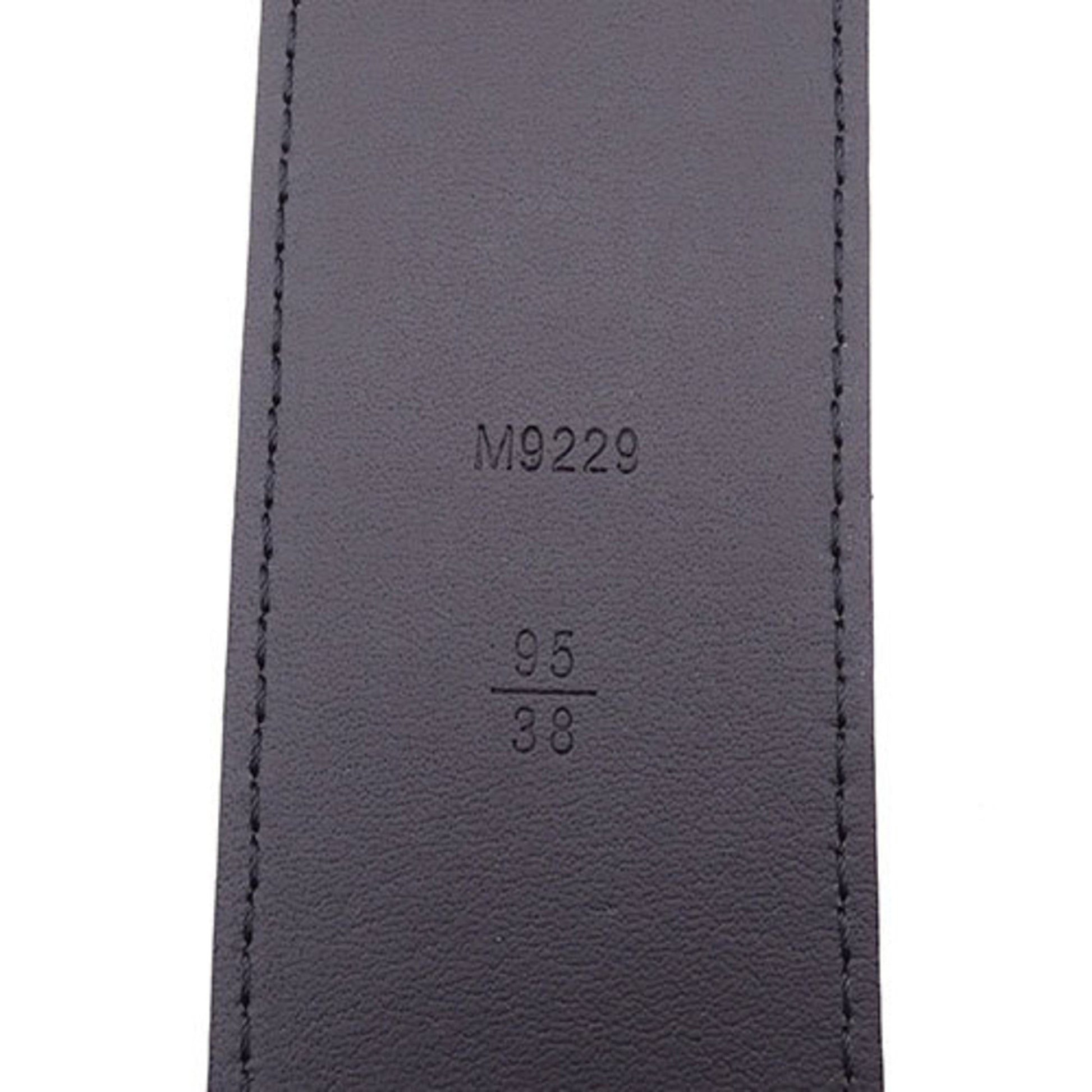 Louis Vuitton, Accessories, Louis Vuitton Belt Mens Brand Epi Leather Lv  Initial Noir Black M9229 936
