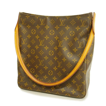 LOUIS VUITTON Shoulder Bag Monogram Looping GM M51145 Brown Ladies