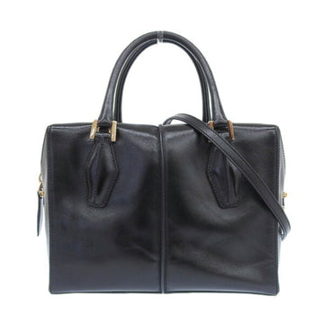 TOD'S leather shoulder bag black