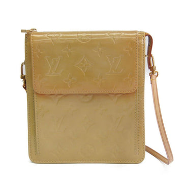 Louis Vuitton Monogram Vernis Mott M91059 Women's Shoulder Bag Yellow