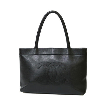 CHANEL Shoulder Bag Black Women's Leather