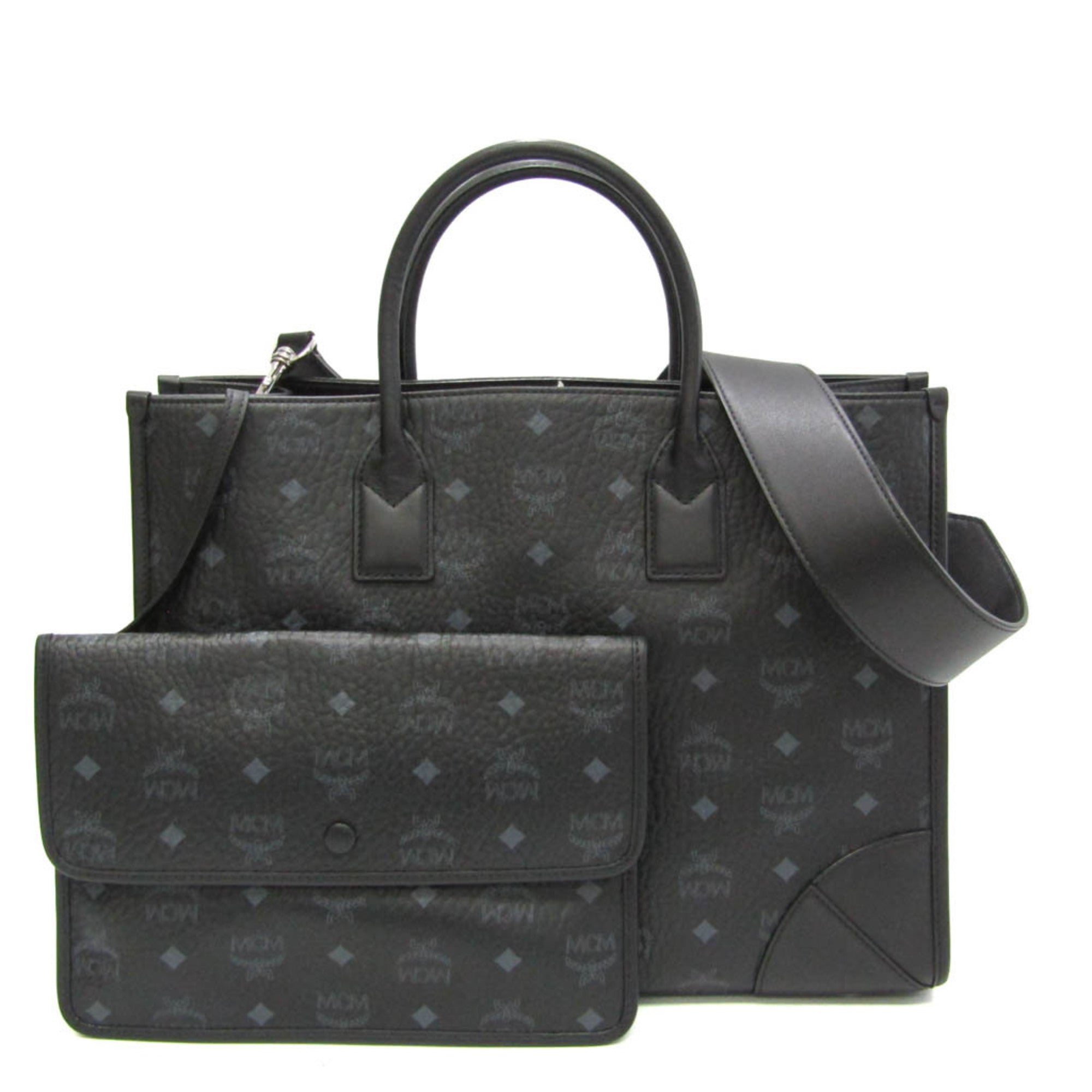 Mcm shoulder 2024 bag black