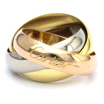 CARTIER Trinity Ring XL B4052800 Pink Gold [18K],White Gold [18K],Yellow Gold [18K] Fashion No Stone Band Ring Gold