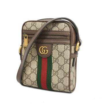 Gucci Ophidia 598127 Women's GG Supreme Shoulder Bag Beige