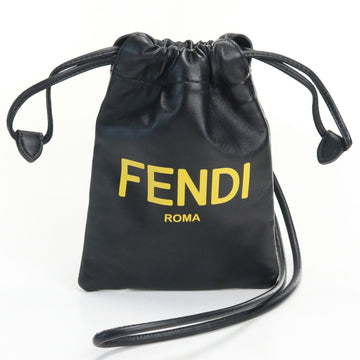 FENDI phone holder 7AR898 ADM9 mobile case leather unisex