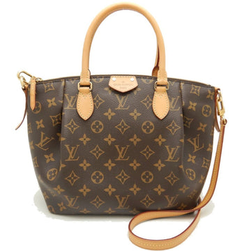 LOUIS VUITTON Monogram Turen PM M48813 Handbag Brown 251417