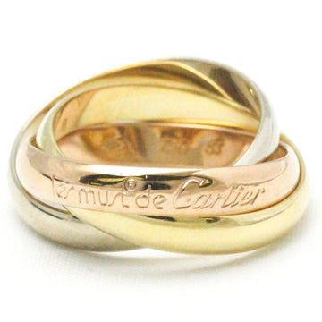 CARTIER Trinity Pink Gold [18K],White Gold [18K],Yellow Gold [18K] Fashion No Stone Band Ring Gold