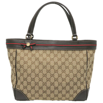 GUCCI Sherry Line Women's Tote Bag 257061 GG Canvas Brown