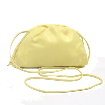 BOTTEGA VENETA Shoulder Bag Women's Yellow Leather 585852VCP Pouch