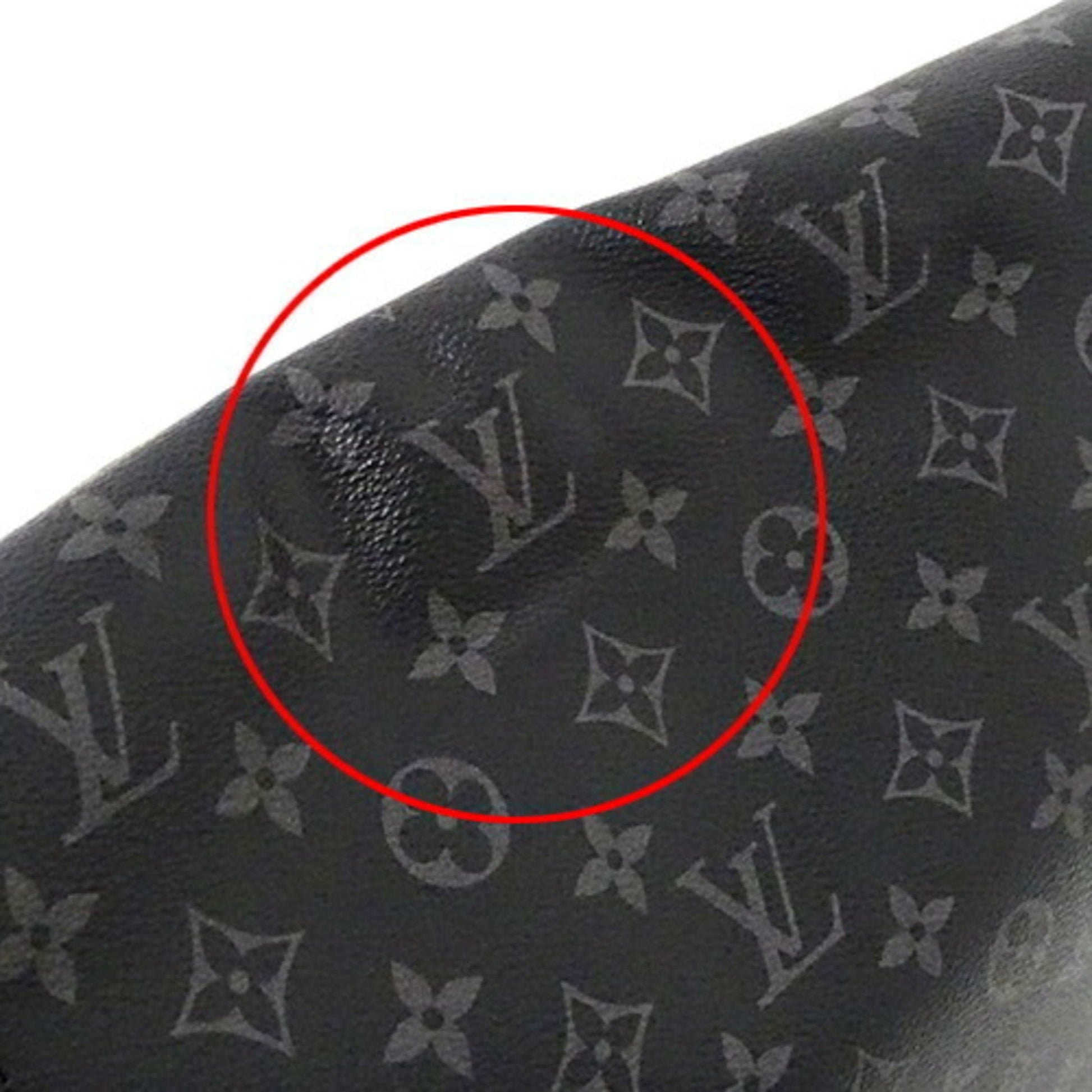 Louis Vuitton Auth Louis Vuitton Monogram Eclipse District MM NM M44001  Men's Shoulder Bag