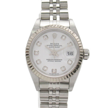 ROLEX Datejust 10P diamond F number Wrist Watch watch Wrist Watch 79174G Mechanical Automatic White K18WG[WhiteGold 79174G