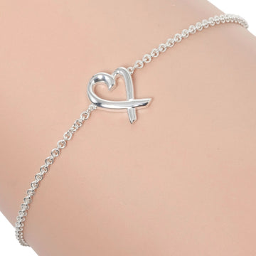 TIFFANY Loving Heart Bracelet Silver 925 &Co. Women's
