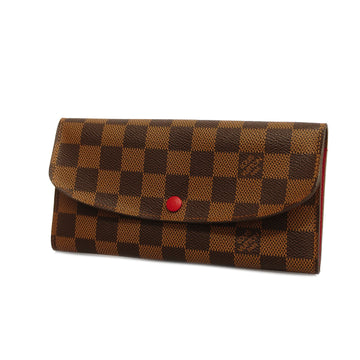 LOUIS VUITTONAuth  Damier Portofouille Emily N63544 Women's Long Wallet