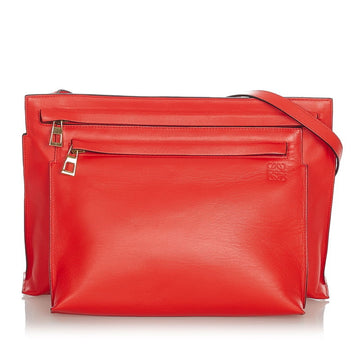 Loewe shoulder bag red leather ladies LOEWE