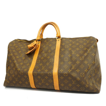 LOUIS VUITTONAuth  Monogram Keepol 55 M41424 Men,Women,Unisex Boston Bag