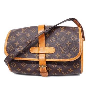 LOUIS VUITTON Shoulder Bag Monogram Manul M51369 Brown Ladies