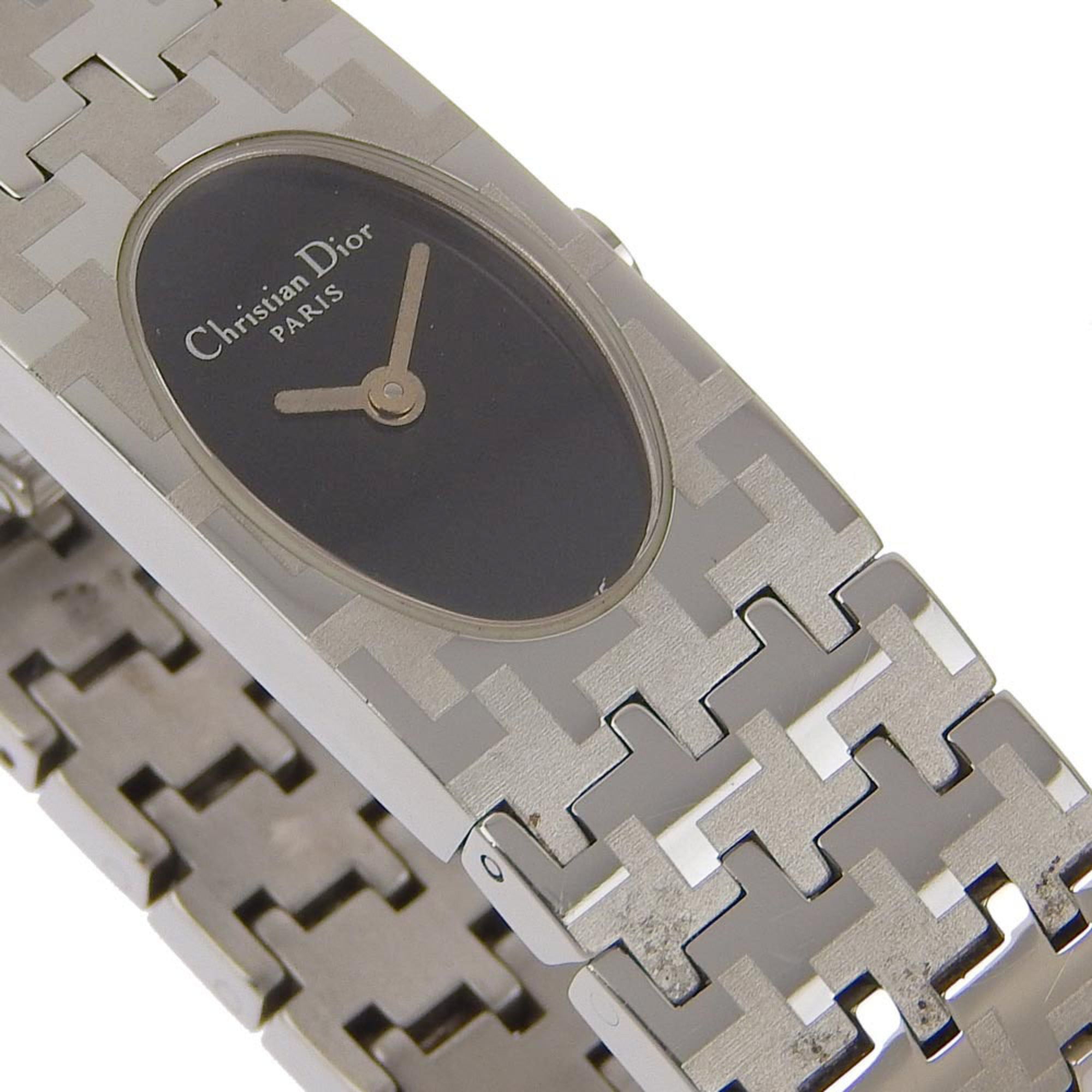 Dior Miss watch D70-100 stainless steel silver quartz analog display l