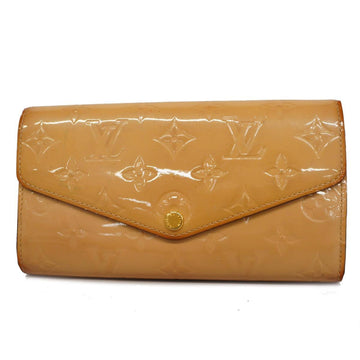 LOUIS VUITTON Long Wallet Vernis Portefeuille Sarah M90209 Dune Women's