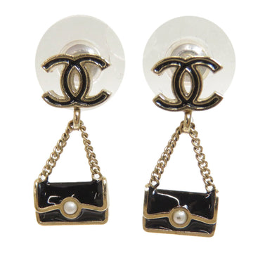 Chanel Cocomark Matelasse Earrings Women's