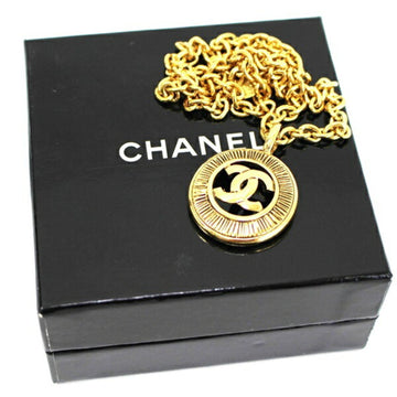Chanel necklace pendant here mark CC gold CHANEL ladies