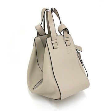 Loewe Hammock Small A538S35 Sand Handbag Shoulder Bag Beige Cleaned