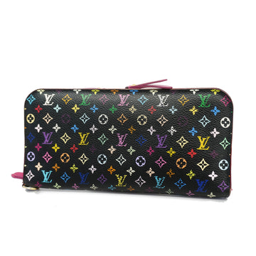 LOUIS VUITTONAuth  Monogram Multicolore Portofeuyuan Solit M93754 Long Wallet