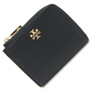 TORY BURCH Coin Case 61448 Black Leather Purse Card