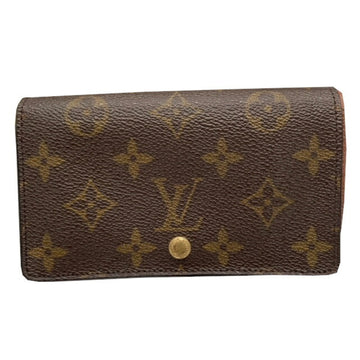 LOUIS VUITTON Vuitton Louis Portomone Vie Tresor L-shaped zipper bi-fold wallet monogram M61730 ladies men's compact