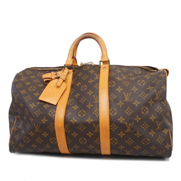 LOUIS VUITTONAuth  Monogram Keepol 45 M41428 Men,Women,Unisex Boston Bag