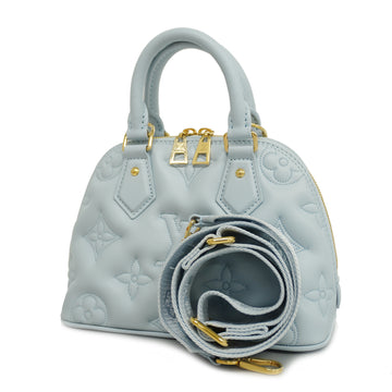 LOUIS VUITTONAuth  Bubble Gram Alma Soft BB Blue Glacier M59822 Women's Handbag