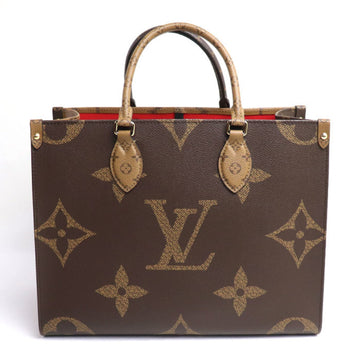 LOUIS VUITTON On the Go MM Tote Bag Monogram Reverse Brown M45321 IC Women's