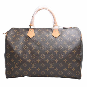 LOUIS VUITTON Monogram Speedy 35 Handbag Boston Bag M41524 Brown Women's