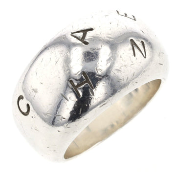 Chanel Ring Wide Silver 925 Top 10 12.5 Ladies CHANEL