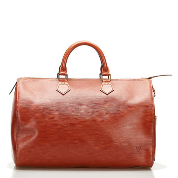 used Pre-owned Louis Vuitton Boston Bag Speedy 35 Brown Kenya EPI M42993 Handbag Leather Vi0960 Louis Vuitton Women's Men's (Good), Adult Unisex, Size
