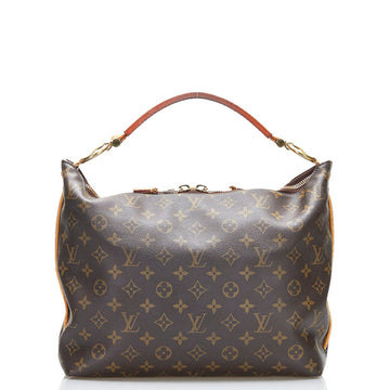 Louis Vuitton Monogram Shri PM Handbag Shoulder Bag M40586 Brown PVC Leather Ladies LOUIS VUITTON