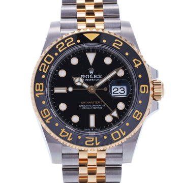 ROLEX GMT Master 2 June 2023 126713GRNR Men's SS/YG Watch Automatic Winding Black Dial