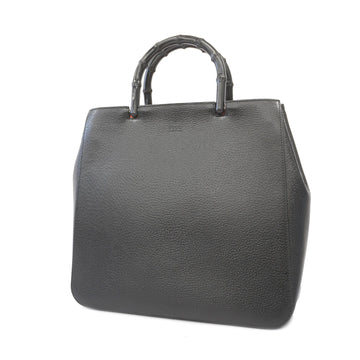 Gucci Handbag Bamboo 002 1060 Leather Black