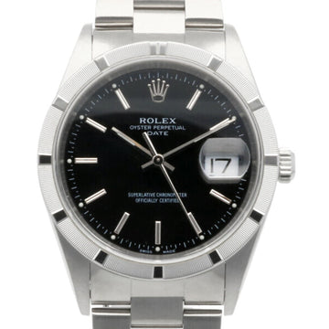 Rolex Date Oyster Perpetual Watch SS 15210 Men's