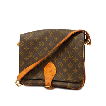 LOUIS VUITTON Shoulder Bag Monogram Cartesier GM M51252 Brown Ladies