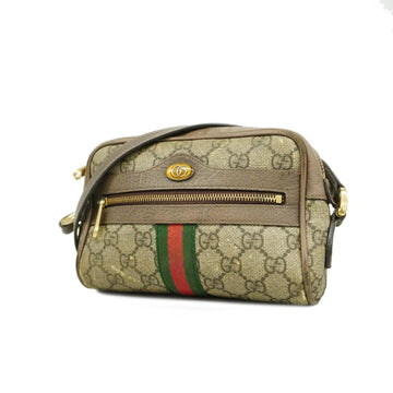 GUCCI Shoulder Bag Ophidia 517350 Brown Women's