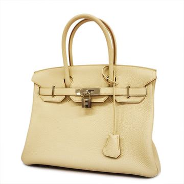 Hermès Vintage - Swift Birkin 30 - Light Gray - Leather Handbag - Avvenice