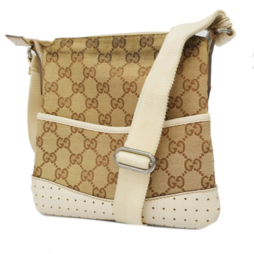 GUCCIAuth  Shoulder Bag Shoulder Bag 147671 Women's GG Canvas Beige