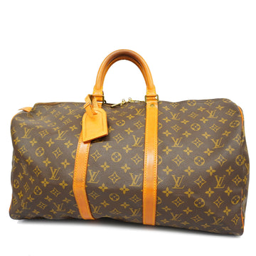 LOUIS VUITTONAuth  Monogram Keepol 50 M41426 Men,Women,Unisex Boston Bag