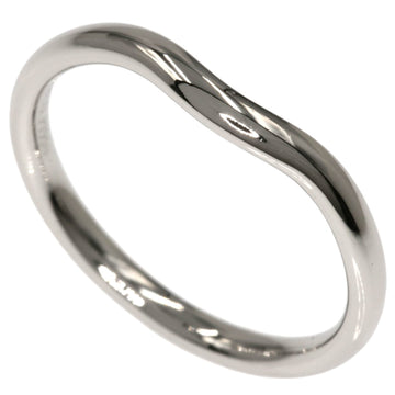 TIFFANY Curved Band Ring Platinum PT950 Ladies &Co.