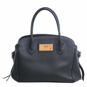 LOUIS VUITTON Taurillon Mira PM Handbag M54346 Black Ladies