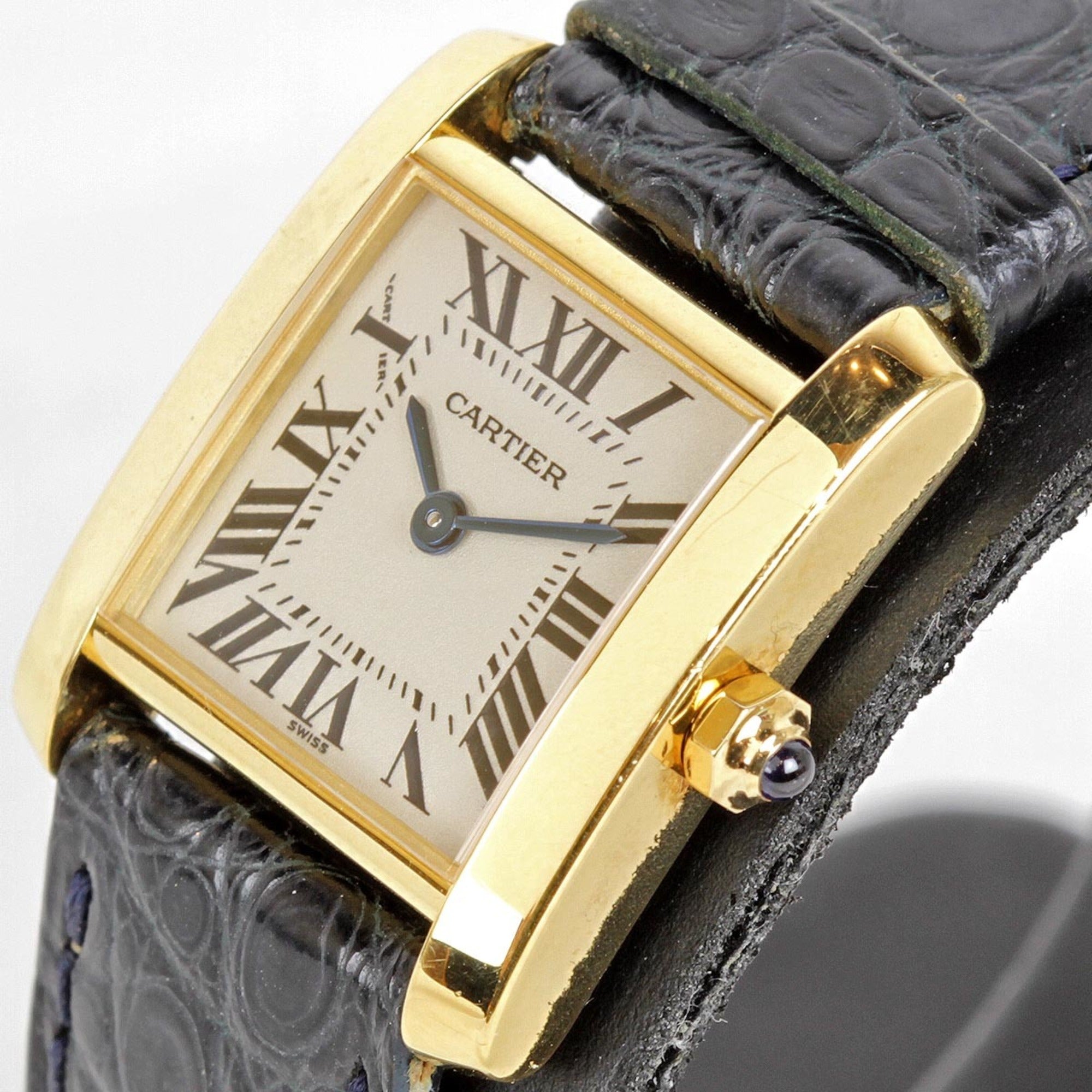 CARTIER Tank Fran aise 2385 Watch Quartz Ladies