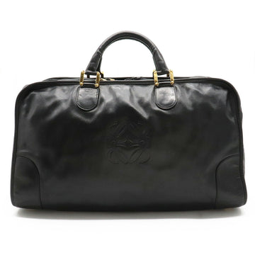 Loewe Amazona 50 Anagram Boston Bag Leather Black