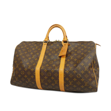 LOUIS VUITTONAuth  Monogram Keepol 50 M41426 Men,Women,Unisex Boston Bag