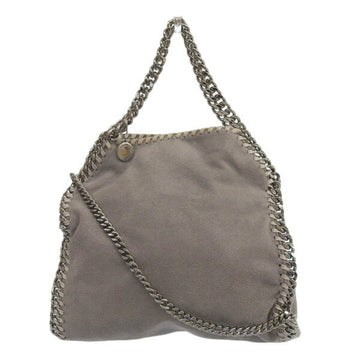 STELLA MCCARTNEY Polyester Falabella Chain Shoulder Bag 371223 Gray Women's