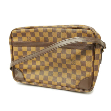 LOUIS VUITTON Shoulder Bag Damier Trocadero 27 N48085 Brown Ladies